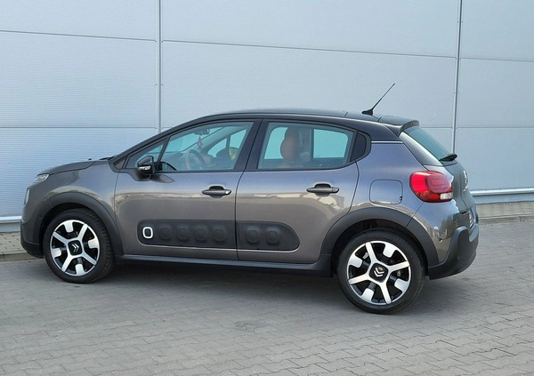 Citroen C3 cena 43700 przebieg: 35000, rok produkcji 2018 z Zagórów małe 781